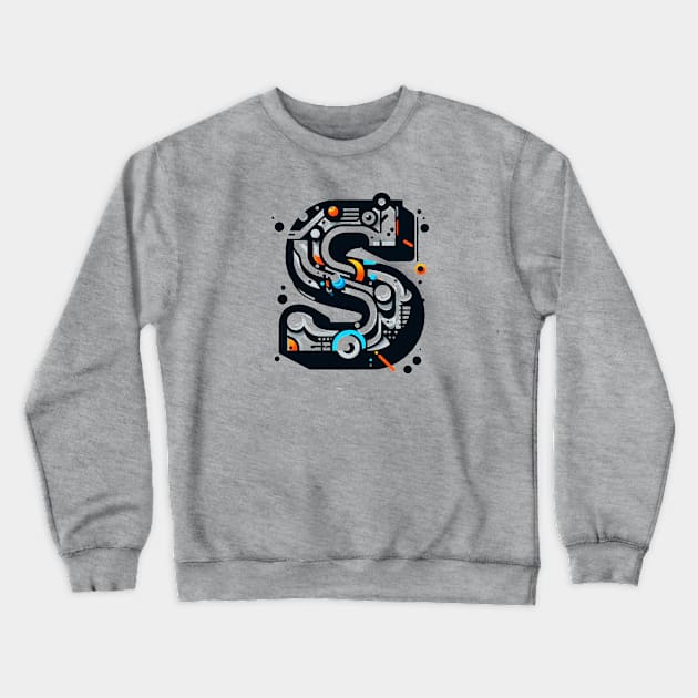 Letter S design graffity style Crewneck Sweatshirt by grappict